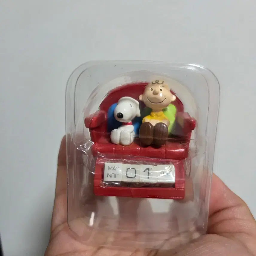 [BUNJANG] Vintage Peanuts Snoopy Character Goods Calendar Figure / 빈티지 토이 캐릭터 굿즈 고전 만화 인형 피규어  피넛츠 스누피 캘린더