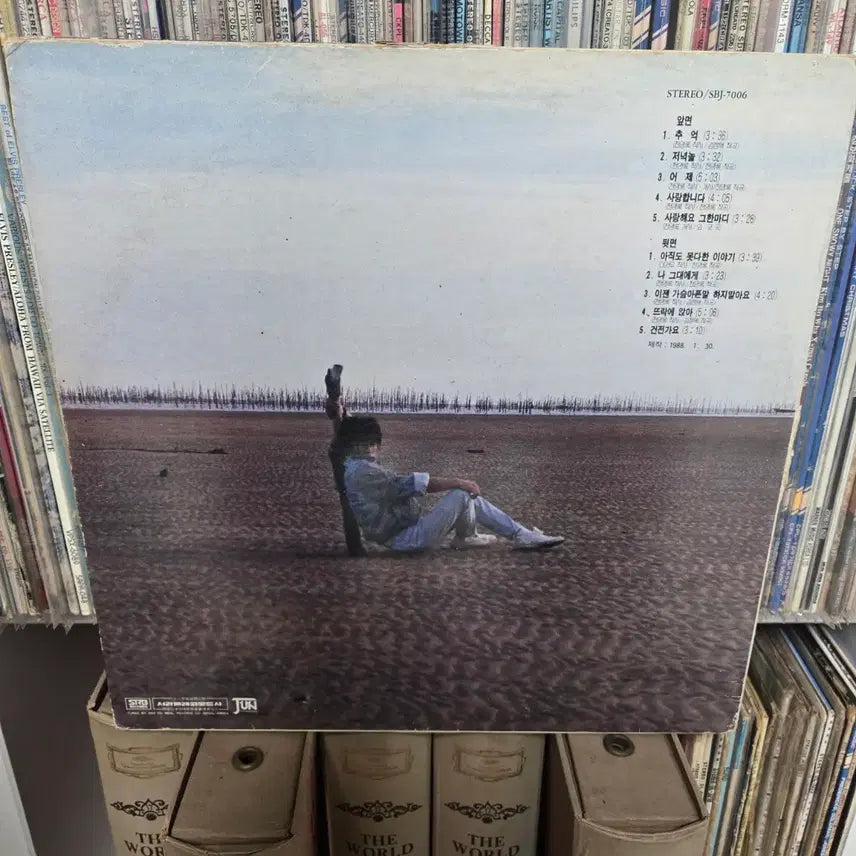 [BUNJANG] Jeon Young-rok "Evening Calm" LP Vinyl Record / 전영록 lp판 저녁놀