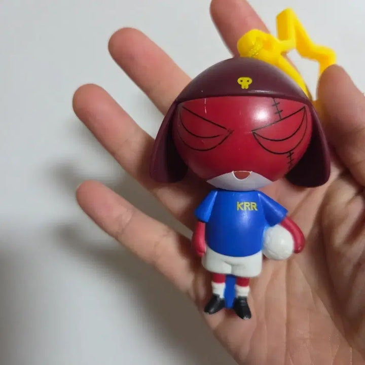 [BUNJANG] Vintage Keroro Gunso Giroro Soccer Charm / 빈티지 토이 캐릭터 굿즈 고전 만화 인형 피규어 케로로 기로로 키링 축구