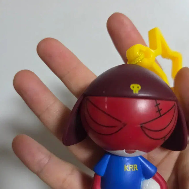 [BUNJANG] Vintage Keroro Gunso Giroro Soccer Charm / 빈티지 토이 캐릭터 굿즈 고전 만화 인형 피규어 케로로 기로로 키링 축구