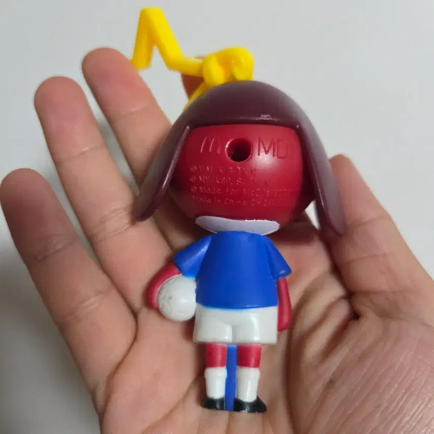 [BUNJANG] Vintage Keroro Gunso Giroro Soccer Charm / 빈티지 토이 캐릭터 굿즈 고전 만화 인형 피규어 케로로 기로로 키링 축구