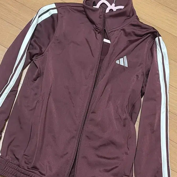 [BUNJANG] Adidas Burgundy Track Jacket / 아디다스 트랙 자켓 버건디