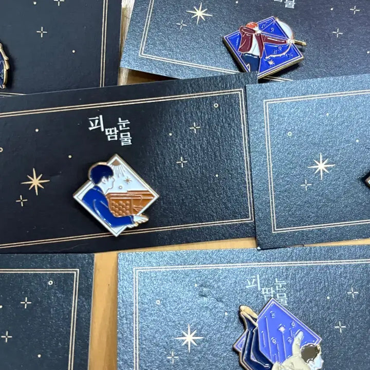 [BUNJANG] BTS (Bangtan Boys) Blood, Sweat &amp; Tears Metal Badge Bundle Set / Bts 방탄소년단 비공굿 피땀눈물 금속뱃지 메탈뱃지 7인 세트 일괄