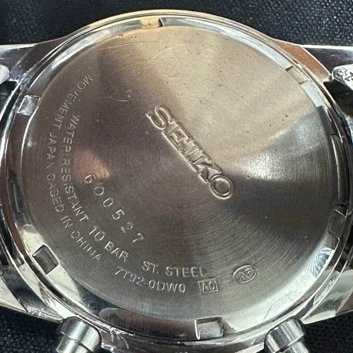 [BUNJANG] Seiko Chronograph 100M Steel Watch / 세이코(SEIKO) 크로노그래프 100M 스틸 워치