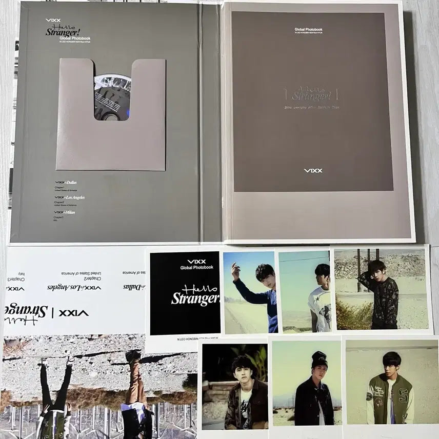 [BUNJANG] VIXX Hello Stranger Photobook DVD / VIXX 빅스 포토북 헬로 스트레인저 Hello Stranger DVD