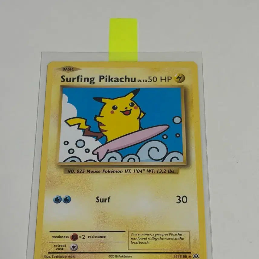 [BUNJANG] Pokemon TCG Surfing Pikachu (2016 English Edition) / 2016 포켓몬카드 영문판 서핑 피카츄 surfing pikachu