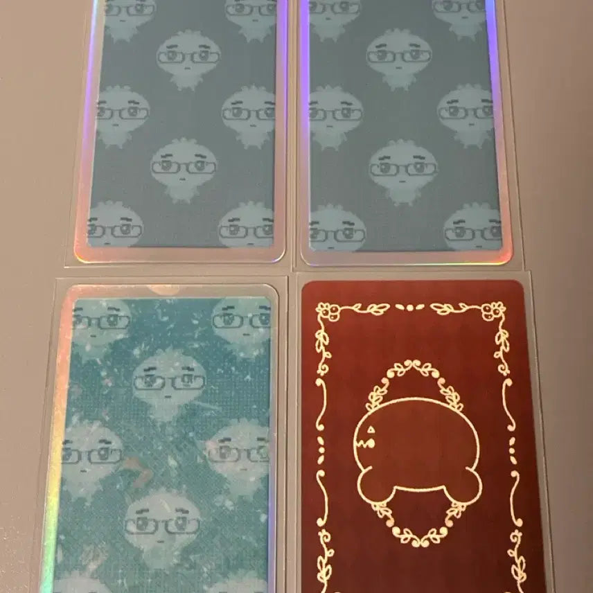 [BUNJANG] Angyeongmandu Hologram Photocard Angel Chaekyubi Bundle Set / 안경만두 홀로그램 포카 천사차깨비 일괄판매
