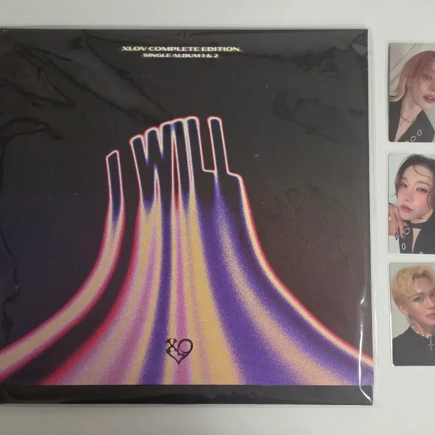 [BUNJANG] Xlove I Will LP Bundle Set with 3 Photocards / 엑스러브 I Will LP/포카3장 일괄
