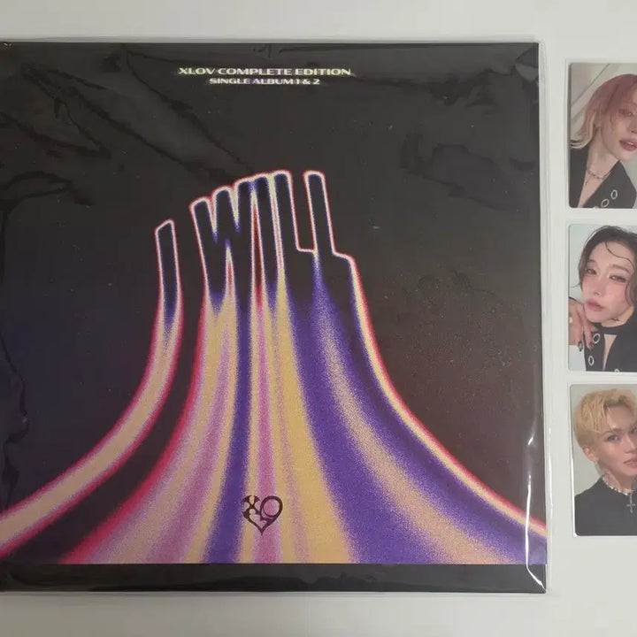 [BUNJANG] Xlove I Will LP Bundle Set with 3 Photocards / 엑스러브 I Will LP/포카3장 일괄