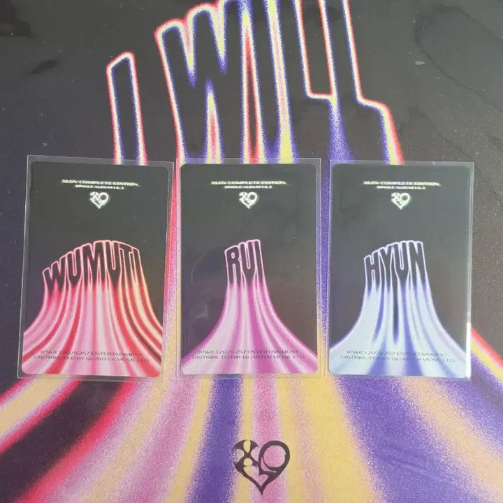 [BUNJANG] Xlove I Will LP Bundle Set with 3 Photocards / 엑스러브 I Will LP/포카3장 일괄