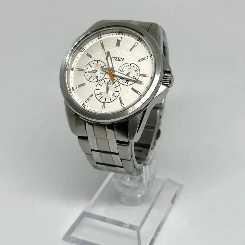 [BUNJANG] Citizen Multi-Function Metal Watch (10 BAR) / 시티즌(Citizen) 멀티펑션 메탈 손목시계 (10BAR)