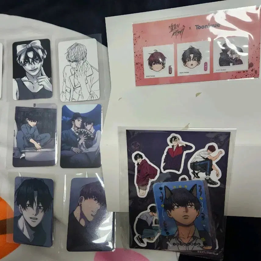 [BUNJANG] Gimuldeului Segye (World of Artifacts) Photocard, Decopic, Sticker Set (Unsealed) / 기물들의 세계 도성록 이재오  투니크 콜카 방포 포토카드  데코픽