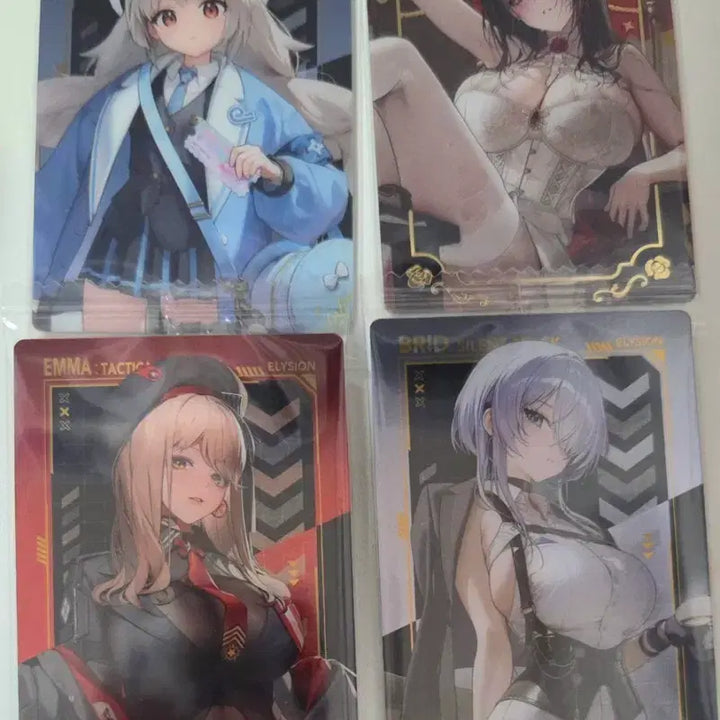[BUNJANG] Niki Wafer Card Vol. 5 Bundle Set (Soline, Mihara, Emma, Breed) / 니케 웨하스 5탄 일괄 (솔린 미하라 엠마 브리드)