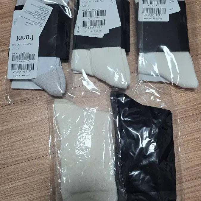 [BUNJANG] Juun.J 5-Pack Socks Bundle Set / 준지 / 양말 5pack 일괄판매