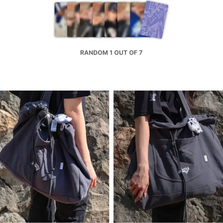 [BUNJANG] NEXZ WITHMUU Pop-Up Pocket Tote Bag / 넥스지 위드뮤 팝업 포켓 토트백