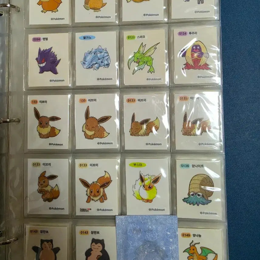 [BUNJANG] Pokemon 1st Gen Popular Pokemon Stickers Bundle Set (120 Types) / [6월 한정] 포켓몬 1세대 인기 포켓몬 띠부씰 외 120종 일괄