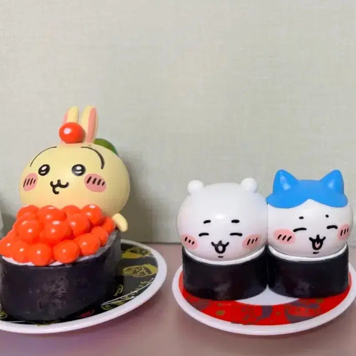 [BUNJANG] Cheekawa Usagi Hachiwari Rakko Sushi Figure / 먼작귀 치이카와 우사기 하치와레 랏코 초밥 스시 피규어