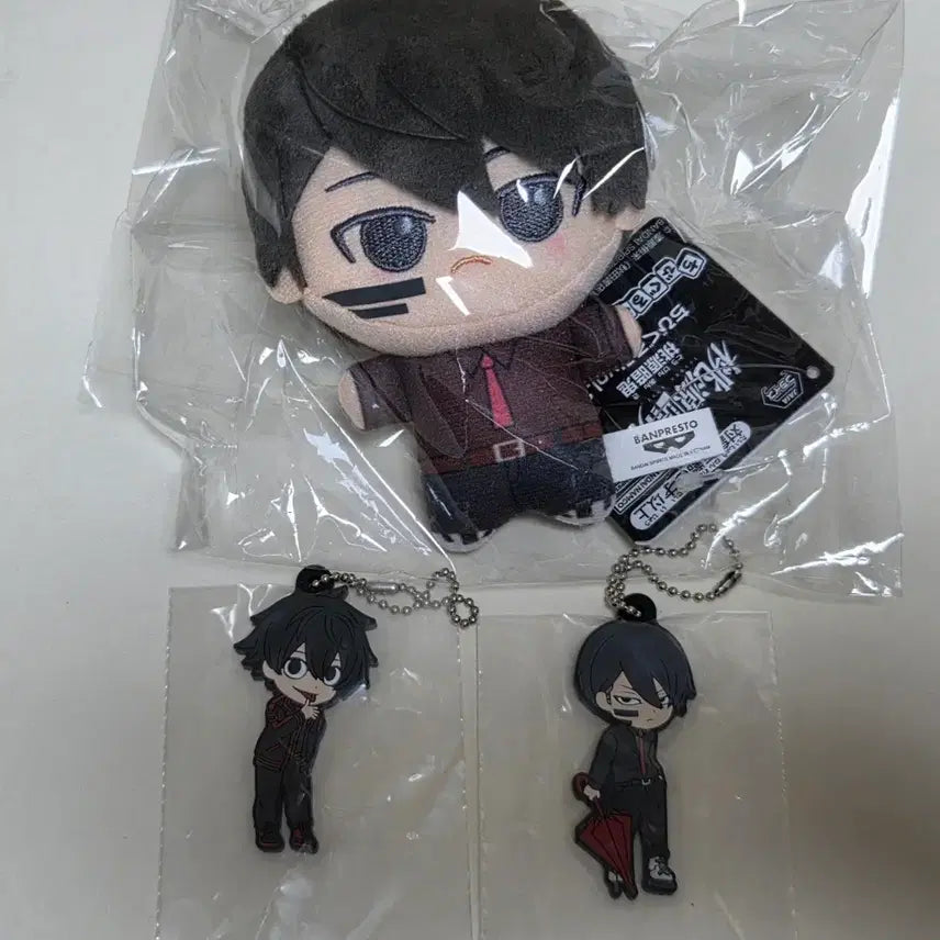 [BUNJANG] Mudanobunaga Chibi Nui Mudanobunaga Masumi Rubber Strap Bundle Set (Sealed) / 일괄 미개봉)도원암귀 무다노 치비누이 무다노 마스미 러버스트랩