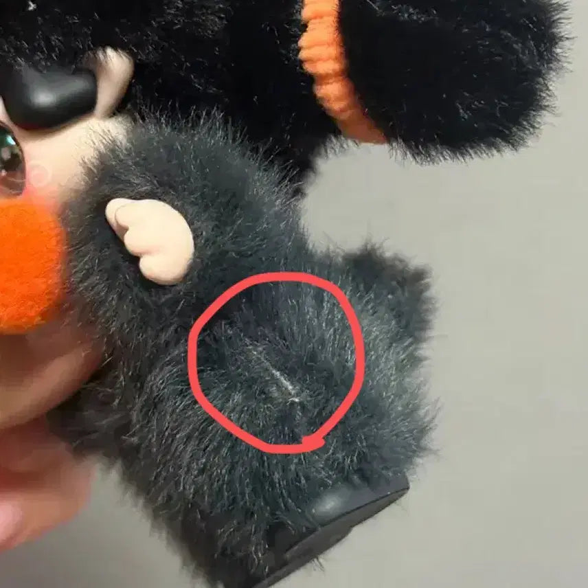 [BUNJANG] Yuki Cute Aurora Eye Black Cat Plush / 유키 귀여움 큐트 오로라눈 블랙 깜냥이 낑깡