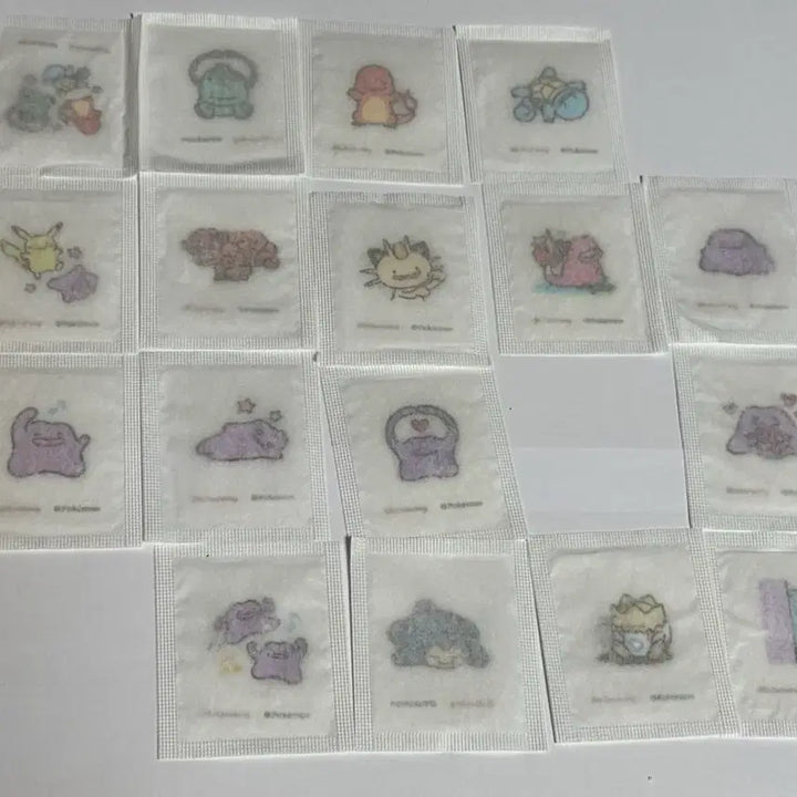 [BUNJANG] Colorgram Pokemon Sticker Bundle Set (24 pieces) / 컬러그램 포켓몬 띠부실 24장 일괄판매