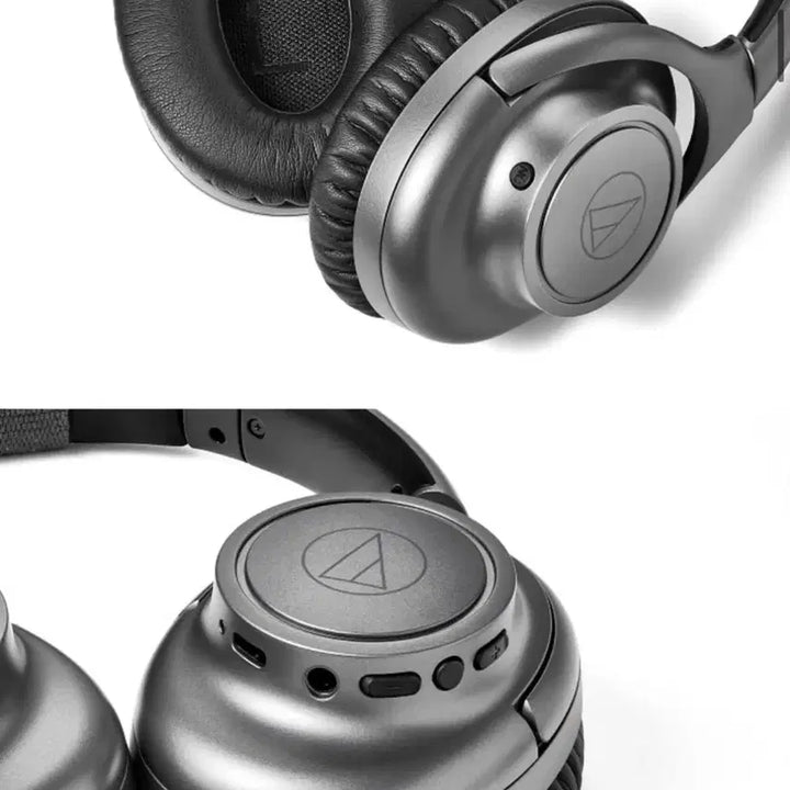 [BUNJANG] BTS Audio-Technica Bluetooth Headset (Gunmetal) / 방탄소년단 블루투스 헤드셋 black &amp; silver