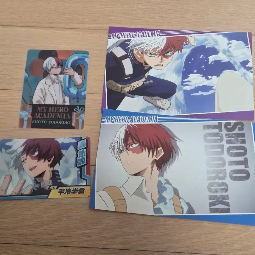 [BUNJANG] Bundle Set Shoto Todoroki Paper Postcard, Metal Collector&