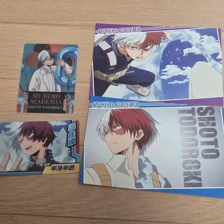 [BUNJANG] Bundle Set Shoto Todoroki Paper Postcard, Metal Collector&