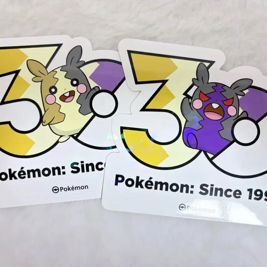 [BUNJANG] Pokemon 30th Anniversary Sticker Morpeko Bundle Set / [일괄]포켓몬 30주년 스티커 모르페코 세트