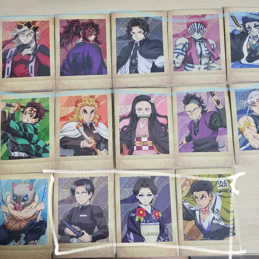 [BUNJANG] Demon Slayer: Kimetsu no Yaiba Pashacard Unused Bundle Set / 귀멸의 칼날 파샤 미사용