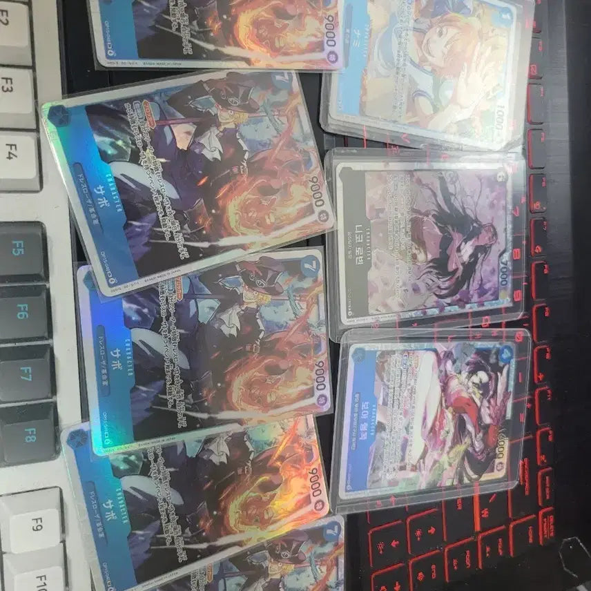 [BUNJANG] One Piece Card Set: Sabo, Nami, Nico Robin, Boa Hancock / 원피스 카드 사보 / 나미 / 니코로빈 / 보아 행콕