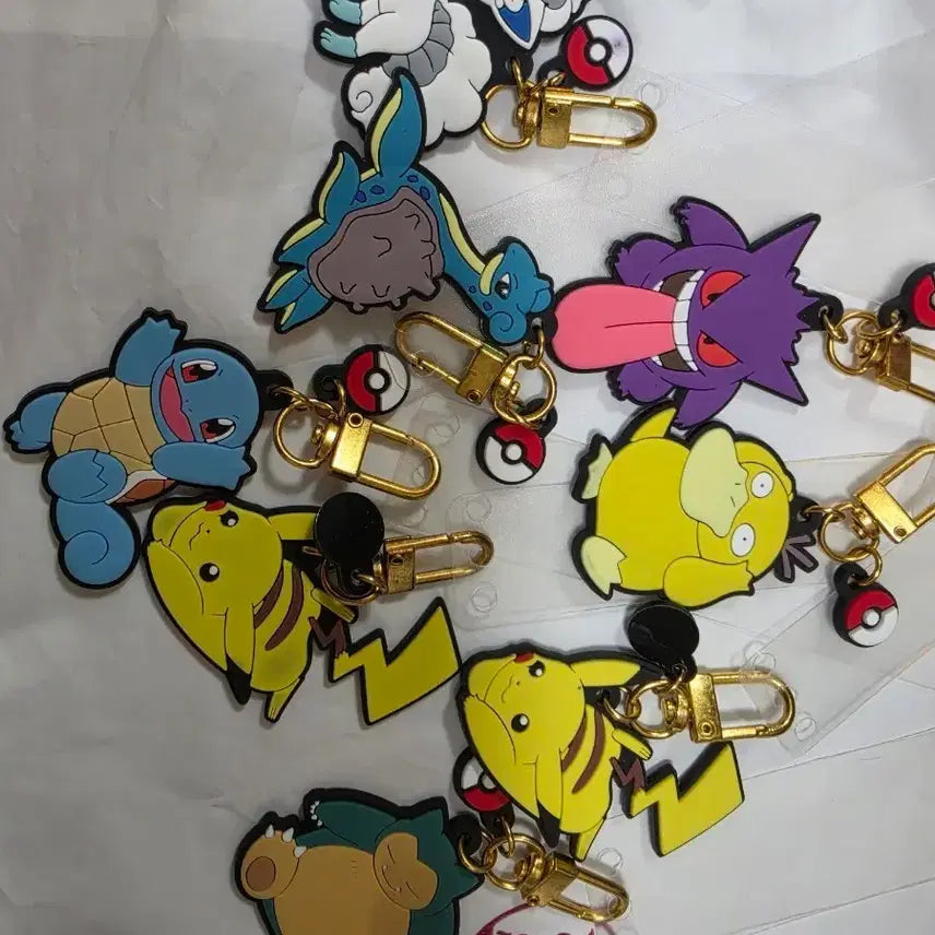[BUNJANG] Pokemon Character Keychains Bundle Set / 포켓몬스터 키링 일괄