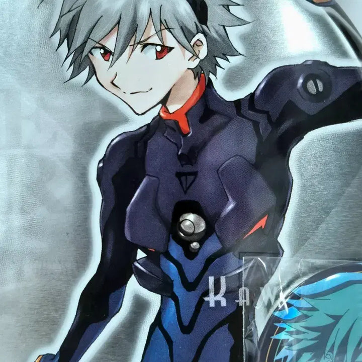 [BUNJANG] Evangelion Nagisa Kaworu Big Can Badge (Sealed) / [미개봉]에반게리온 나기사카오루 빅캔뱃지 에반게리온 카오루