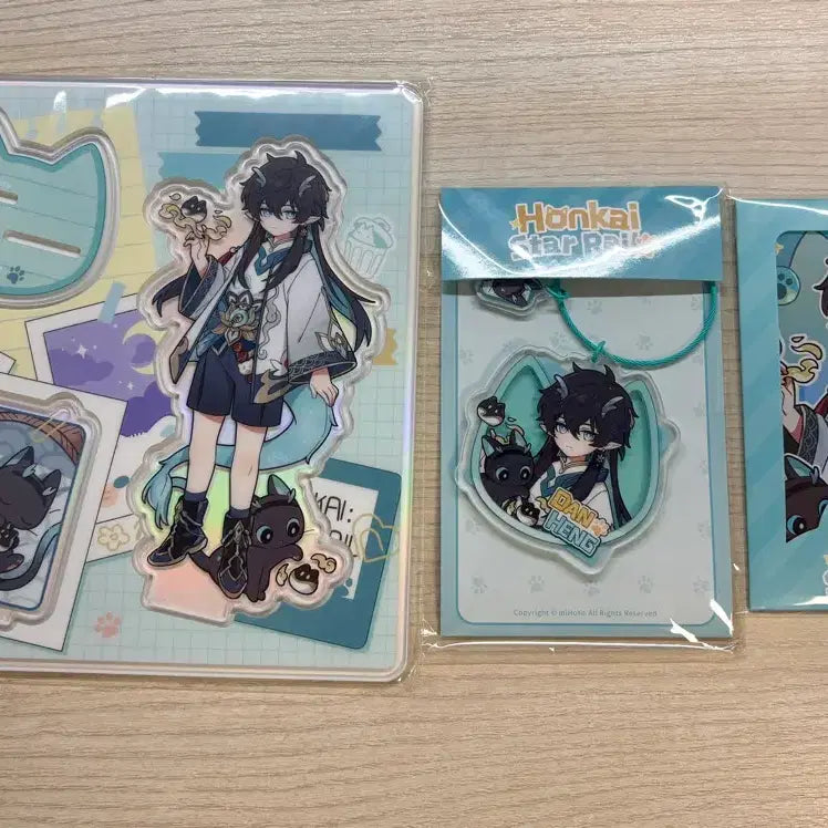 [BUNJANG] Honkai Star Rail Dan Heng Acrylic Stand, Keychain, Photocard Bundle Set / 붕괴 스타레일 단항 아크릴 스탠드, 키링, 포카 일괄