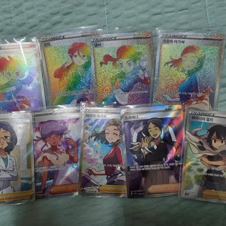 [BUNJANG] Pokemon Card Female Character Set / 포켓몬 카드 여캐 판매합니다~!!