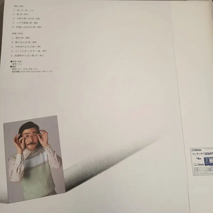 [BUNJANG] Takashi Nishioka Sings "Delicious Sake from a Rural Town" LP (1979) / 니시오카 타카시 Takashi Nishioka LP