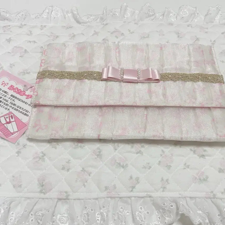 [BUNJANG] Vintage Kitty Ribbon Pouch / 고전 키티 리본 파우치