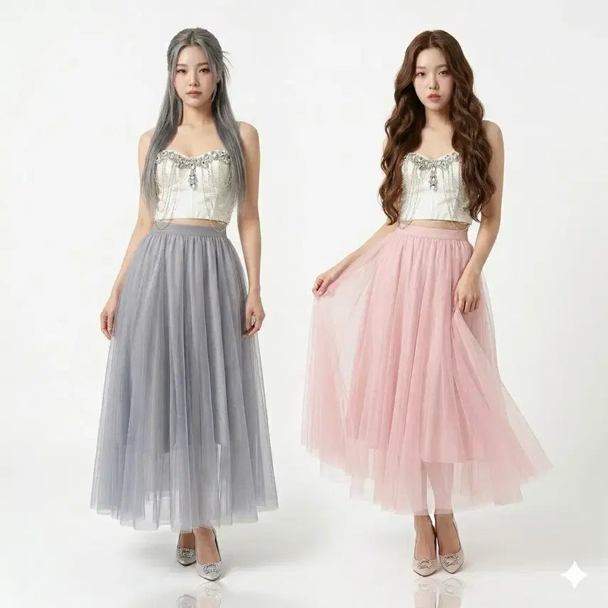 [SOLD OUT] 화이트 큐빅 탑