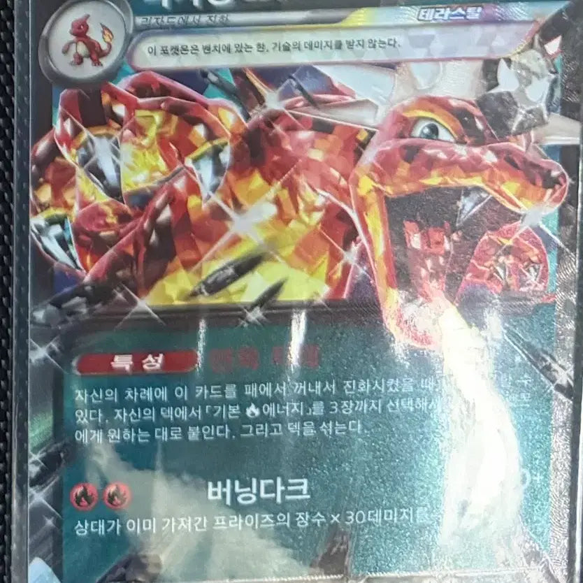 [BUNJANG] Charizard Terastal ex RR Pokemon Card / 리자몽 테라스탈 ex rr 포켓몬 카드