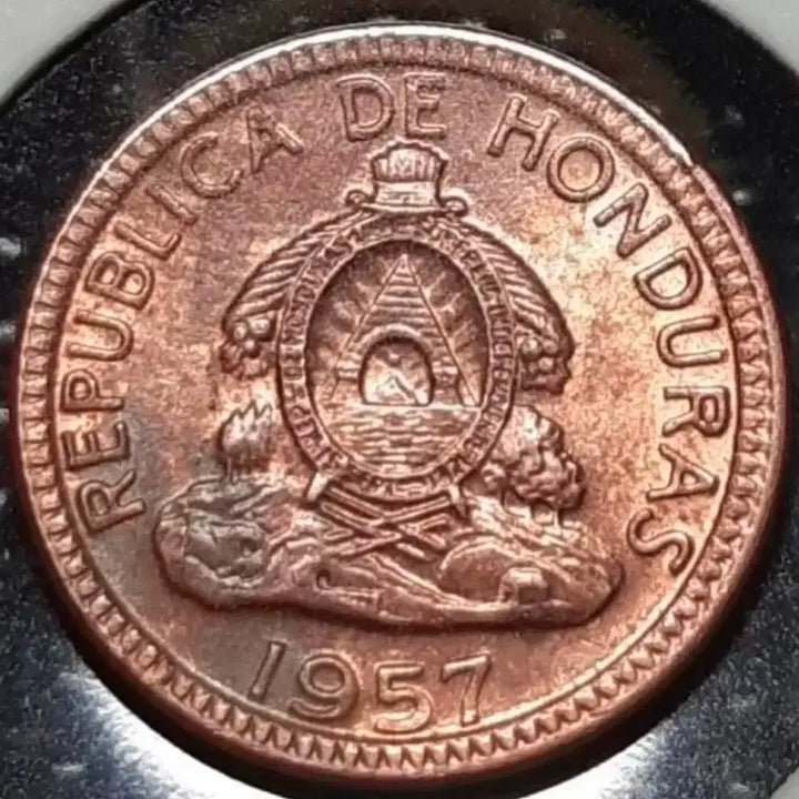 [BUNJANG] 1957 Honduras 1 Centavo Uncirculated Coin / 희귀 온두라스 미사용 1957년 1센타보.외국주화 주화 화폐 동전