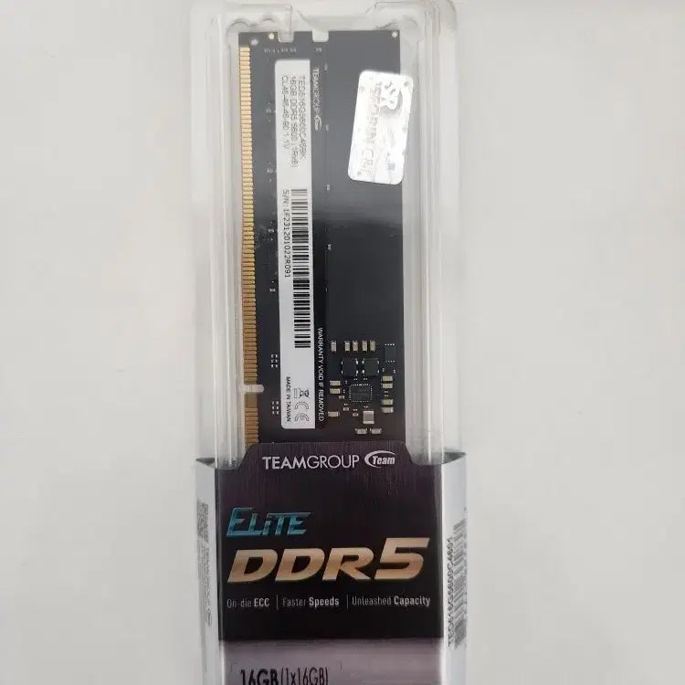 [BUNJANG] Teamgroup Elite DDR5 16GB 5600MHz RAM / 팀그룹 엘리트 DDR5 16GB 5600MHz RAM 미개봉새상품