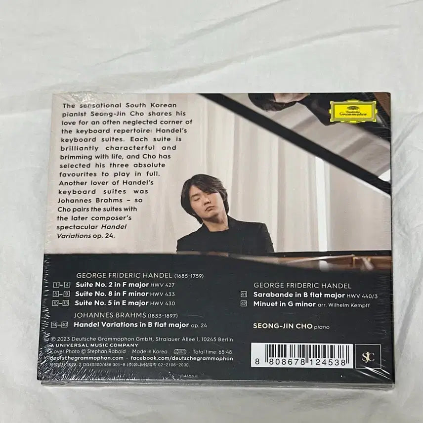 [BUNJANG] Sealed Seong-Jin Cho Hand-Signed The Handel Project Album / (미개봉) 조성진 친필 사인 the handel project 앨범