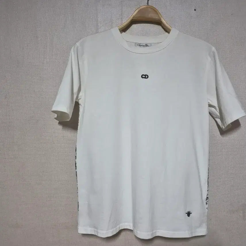 [BUNJANG] Christian Dior White Short Sleeve T-Shirt Size S / 크리스챤 디올 반팔 티셔츠 화이트 S