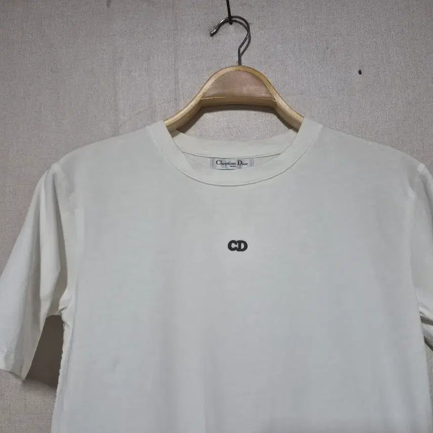 [BUNJANG] Christian Dior White Short Sleeve T-Shirt Size S / 크리스챤 디올 반팔 티셔츠 화이트 S