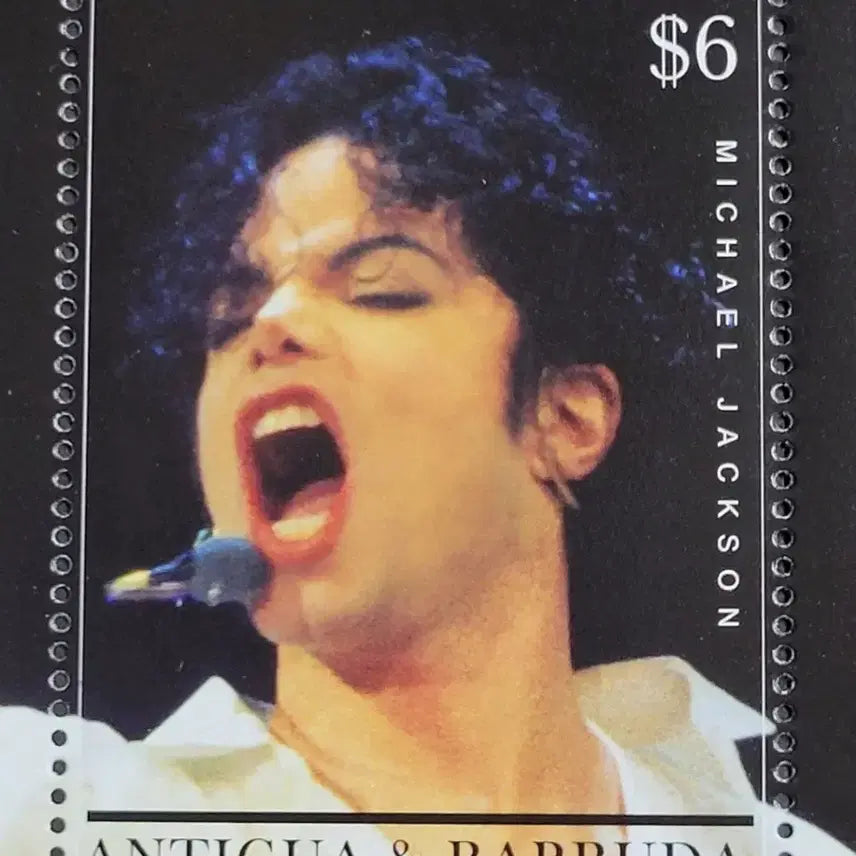 [BUNJANG] Michael Jackson 2009 Commemorative Stamp (Large) / 2009년 미국 팝의 전설 마이클잭슨 추모기념 우표(대형)In Memo