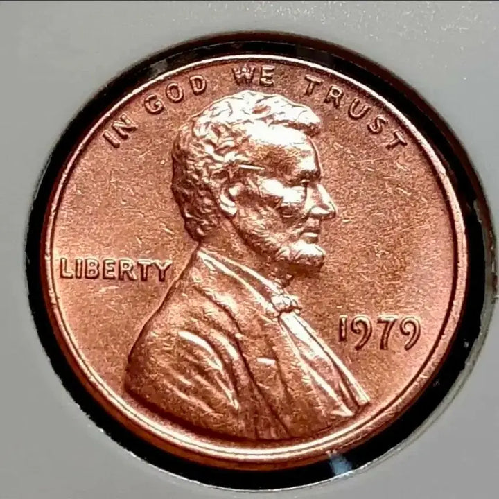 [BUNJANG] 1979 Lincoln Cent Coin - Uncirculated / 미국 미사용 1979년 링컨 1센트.외국주화 주화 화폐 동전