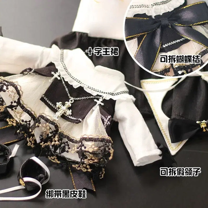 [BUNJANG] 20cm Doll Clothes Tripple Cream Cross Prayer Set / 미개봉) 20cm 솜인형옷 Tripple Cream 십자가 기도