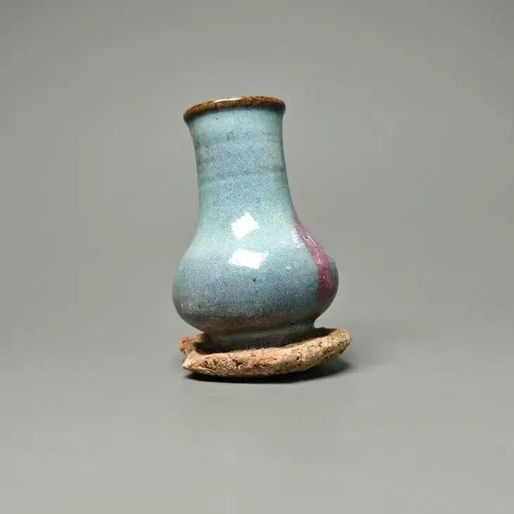 [BUNJANG] Jinsongdae Cheollabyu Hongban Small Vase - Chinese Ceramic Antique / 금송대 군요 천람유 홍반 소형 병 출토 중국도자기 골동품 고미술품 수집품