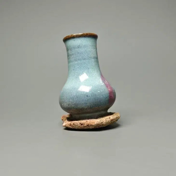 [BUNJANG] Jinsongdae Cheollabyu Hongban Small Vase - Chinese Ceramic Antique / 금송대 군요 천람유 홍반 소형 병 출토 중국도자기 골동품 고미술품 수집품