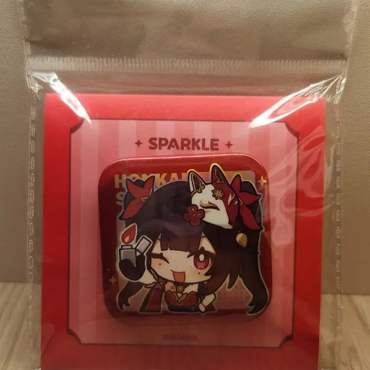 [BUNJANG] Honkai: Star Rail Pom-Pom Exhibition Series Square Can Badge / 스파클 붕스 붕괴 스타레일 공식 폼폼 전시관 시리즈 사각 캔뱃지