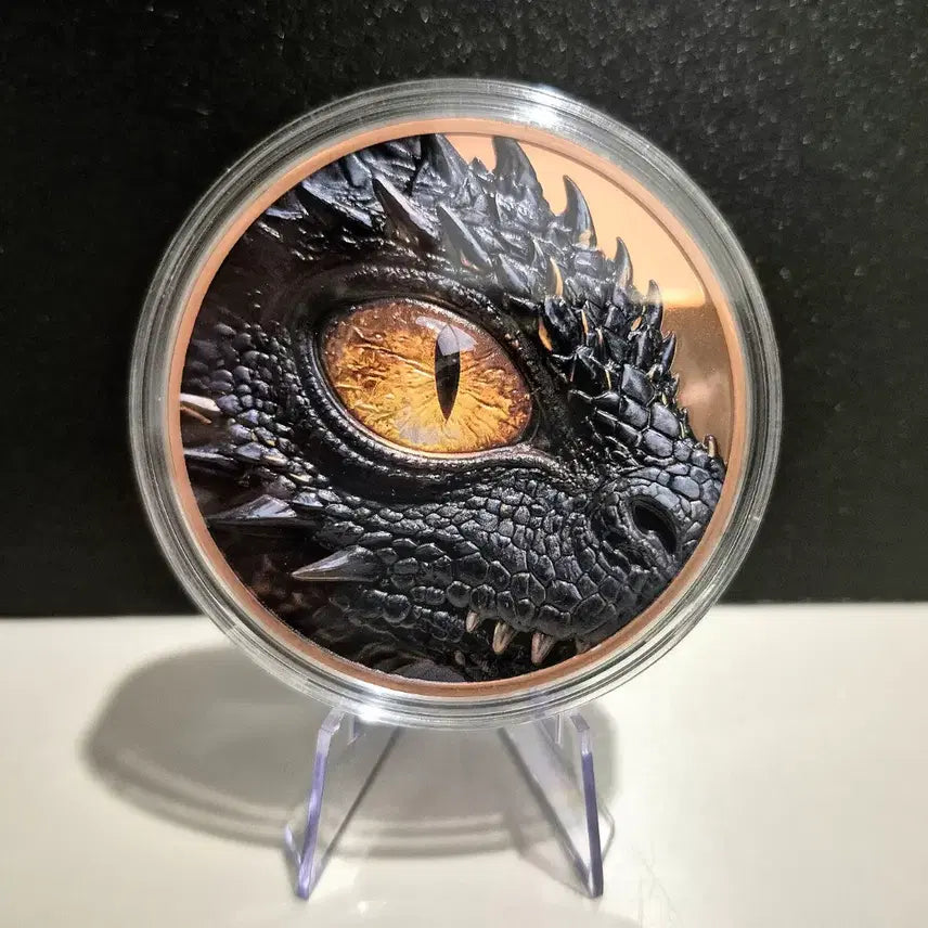 [BUNJANG] Limited Edition Ultra High Relief Dragon Copper Bar 5 oz / 한정판) 울트라하이릴리프 드래곤 구리바 5온스